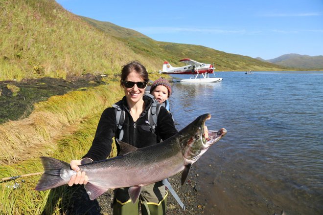 Alaska river fishing